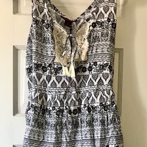 Flirty ROCK & ROLL COWGIRL Print Dress - LG